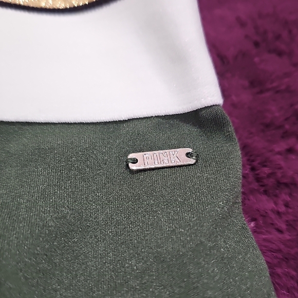 PINK Victoria's Secret Green Joggers - Picture 4 of 5